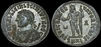 Licinius II. Caesar, AD 317-324. Æ Follis 18mm, 3.45 g. Alexandria Jupiter -