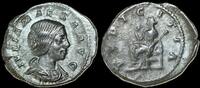Julia Maesa. Augusta, AD 218-224/5. AR Denarius 22mm, 2.80 g. Rome Pudicitia -