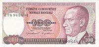 Asia TURKEY P.194b - 100 Lira L.1970 UNC -