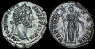 Antoninus Pius. AD 138-161. AR Denarius 19mm, 3.10 g. Rome Fortuna -
