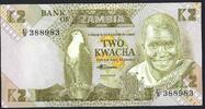 Zambie / Zambia 2 Kwacha Bank of Zambia -