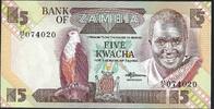 Zambie / Zambia 5 Kwacha Bank of Zambia -