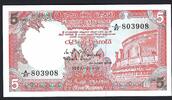 Sri Lanka 5 Rupees Central Bank of Ceylon A/27 -