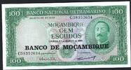 Mozanbique / Moçambique 100 Escudos Banco Nacional Ultramarino -