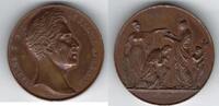 France / Frankreich Médaille en bronze Charles X -