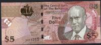 Bahamas 5 Dollars The Central Bank of The Bahamas -