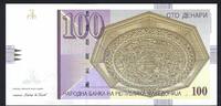 Macédoine / Macedonia 100 Denari National Bank of the Republic of Macedonia -