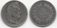 France / Frankreich / Paris 1/4 Franc Louis Philippe Ier -