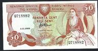 Chypre / Cyprus / Zypern 50 Sent Kibris Merkez Bankasi -