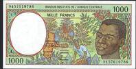 Gabon 1000 Francs Banque des Etats de l'Afrique Centrale -