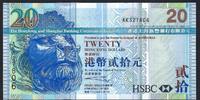 Hong Kong 20 Dollars Shangai Banking -