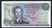 Luxembourg / Letzburg / Luxemburg 20 Francs Grand Duché de Luxembourg -