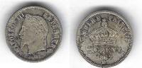France / Frankreich / Strasbourg / Straßburg 20 Centimes Napoléon III tête laurée -
