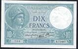 France / Frankreich 10 Francs Minerve B.73487 -
