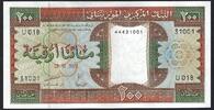 Mauritanie / Mauritania 200 Ouguiya Banque Centrale de Mauritanie U.018 -