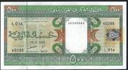 Mauritanie / Mauritania 500 Ouguiya Banque Centrale de Mauritanie L.016 -