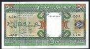 Mauritanie / Mauritania 500 Ouguiya Banque Centrale de Mauritanie L.016 -