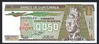 Guatemala 1/2 Quetzal Banco De Guatemala -
