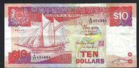 Singapour / Singapore 10 Dollars Singapura -