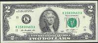 Etats-Unis / U.S.A. / United States 2 Dollars Thomas Jefferson -