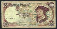 Portugal 500 Escudos Banco De Portugal -