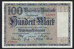 Baviere / Bayern / Bavaria 100 Mark Bayerische Banknote -