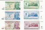 Transniestria 1 - 5 et 10 Roubles La série -