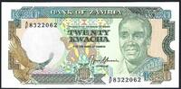 Zambie / Zambia 20 Kwacha Bank of Zambia -