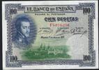 Espagne / Spain / Spanien 100 Pesetas El Banco de Esana (1936) -