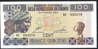 Guinée / Guinea 100 Francs Banque Centrale de la République de Guinée -