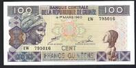 Guinée / Guinea 100 Francs Banque Centrale de la République de Guinée -
