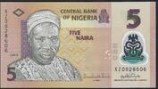 Nigéria 5 Naira Central Bank of Nigeria -