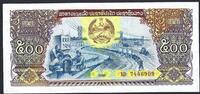 Laos 500 Kip Bank of the Lao PDR Série XD -