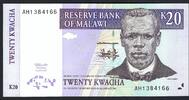 Malawi 20 Kwacha Reserve Bank of Malawi -