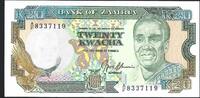 Zambie / Zambia 20 Kwacha Bank of Zambia -