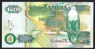 Zambie / Zambia 20 Kwacha Bank of Zambia -