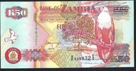 Zambie / Zambia 50 Kwacha Bank of Zambia -