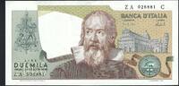 Italie / Italia / Italien 2000 Lire Galileo -
