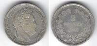 France / Frankreich / Strasbourg / Strassburg 2 Francs Louis Philippe Ier -