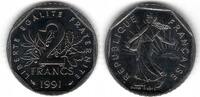France / Frankreich 2 Francs Semeuse frappe médaille! -