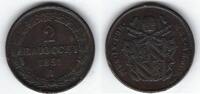 Saint Siège / Vatican / Papal states 2 Baiocchi Pie IX -