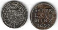 Autriche / Austria / Oestereich / Salzburg 4 Kreuzer Johann Ernst Von Thun und Hohenstein -