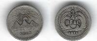 Guatemala 1/4 Real Republica de Guatemala -