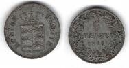 Wurttemberg / Wuerttemberg 6 Kreuzer Wilhelm -