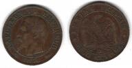 France / Frankreich / Lyon 5 Centimes Napoléon III tête nue -