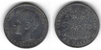 Espagne / Spain / Spanien 1 Peseta Alfonso XIII -