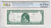   1929 Malaysia / American Company 10 Units Specimen PCGS 65 PPQ Graded ... 127,89 EUR  Excl. 38,88 EUR Verzending