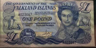  Falkland Islands Government 1984 1 pound note  60,49 EUR  Excl. 34,56 EUR Verzending