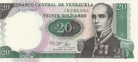   Venezuela 20 Bolivar Commemorative Banknote, 1987  6,91 EUR  Excl. 34,56 EUR Verzending