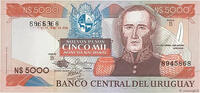   Uruguay 5000 Nuevos Peso Banknote (1983-1987) | Featuring Juan Antonio... 19,87 EUR  Excl. 34,56 EUR Verzending